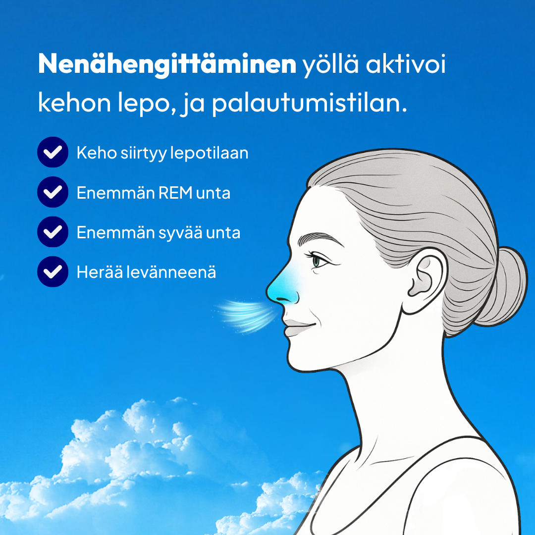 Näsremsa för sömn