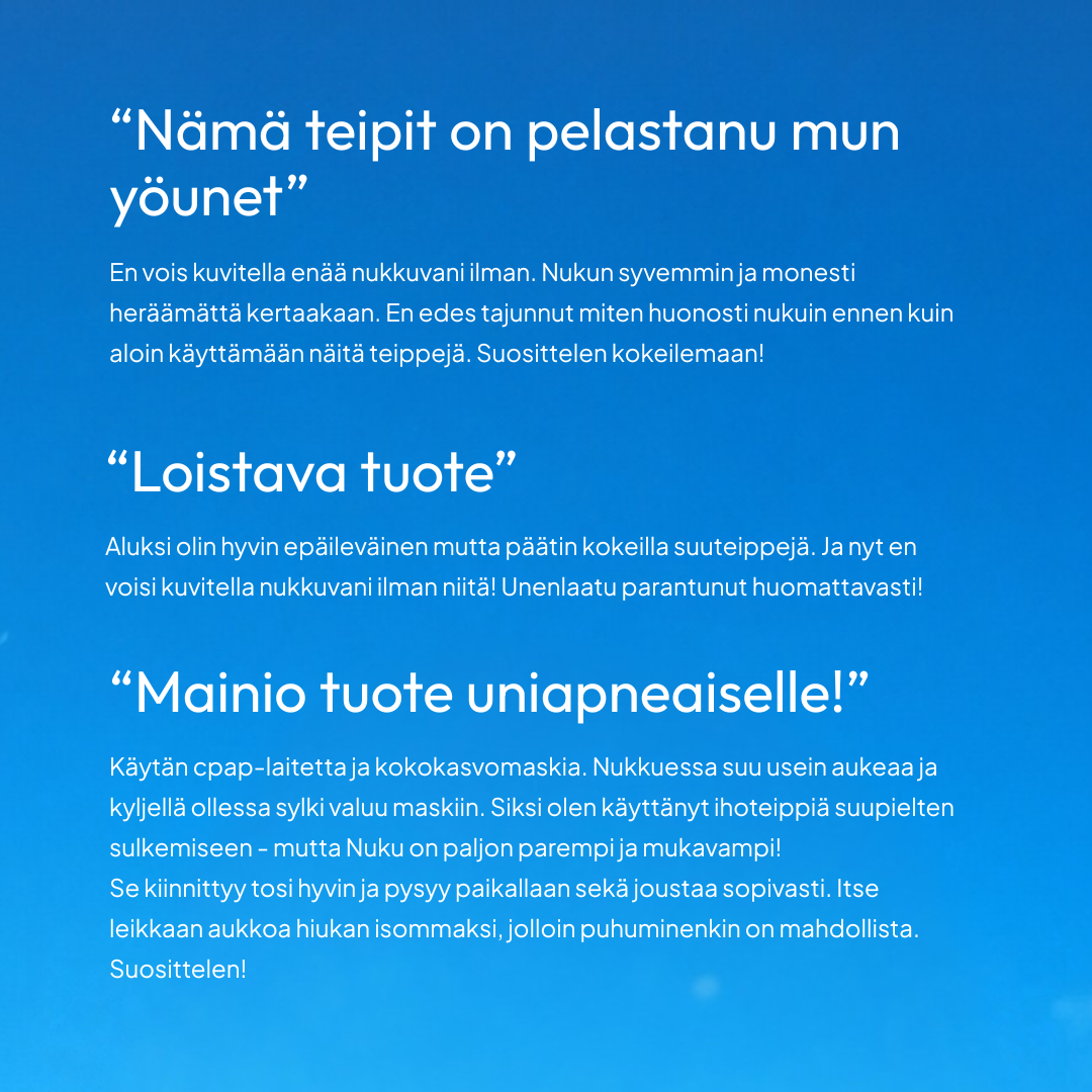 Nuku Suuteippi (ennakkotilaus)